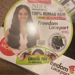 100% Human Hair, Model Model, Brazilian Natural, Dark Brown